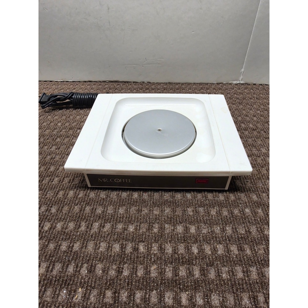 Vintage Mr Coffee Mug Warmer White Electric Coffee Tea Cup Heater Model WD
